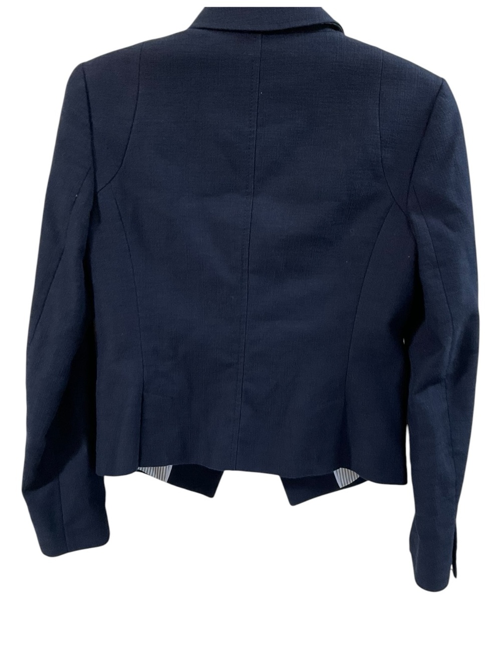 Banana Republic Military Cut Away Sailor Blazer Double Breasted Navy sz. 4 - Picture 9 of 16